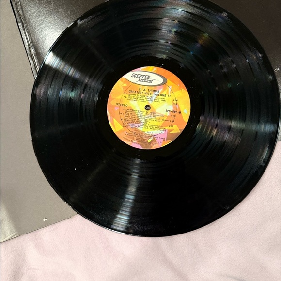 BJ Thomas Greatest Hits Volume Two Vinyl Record - Black - Picture 5 of 7